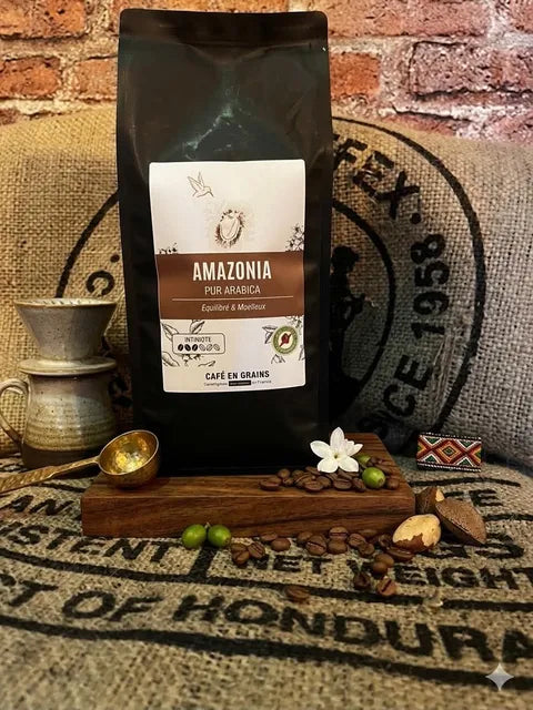 Café Mélange Amazonia Bio Équitable 1kg Intensité Velouté – Bo'caffé Montargis Loiret
