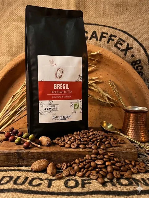 Café Brésil Bio Durable 100% Arabica 1kg – Bo'caffé Montargis Loiret
