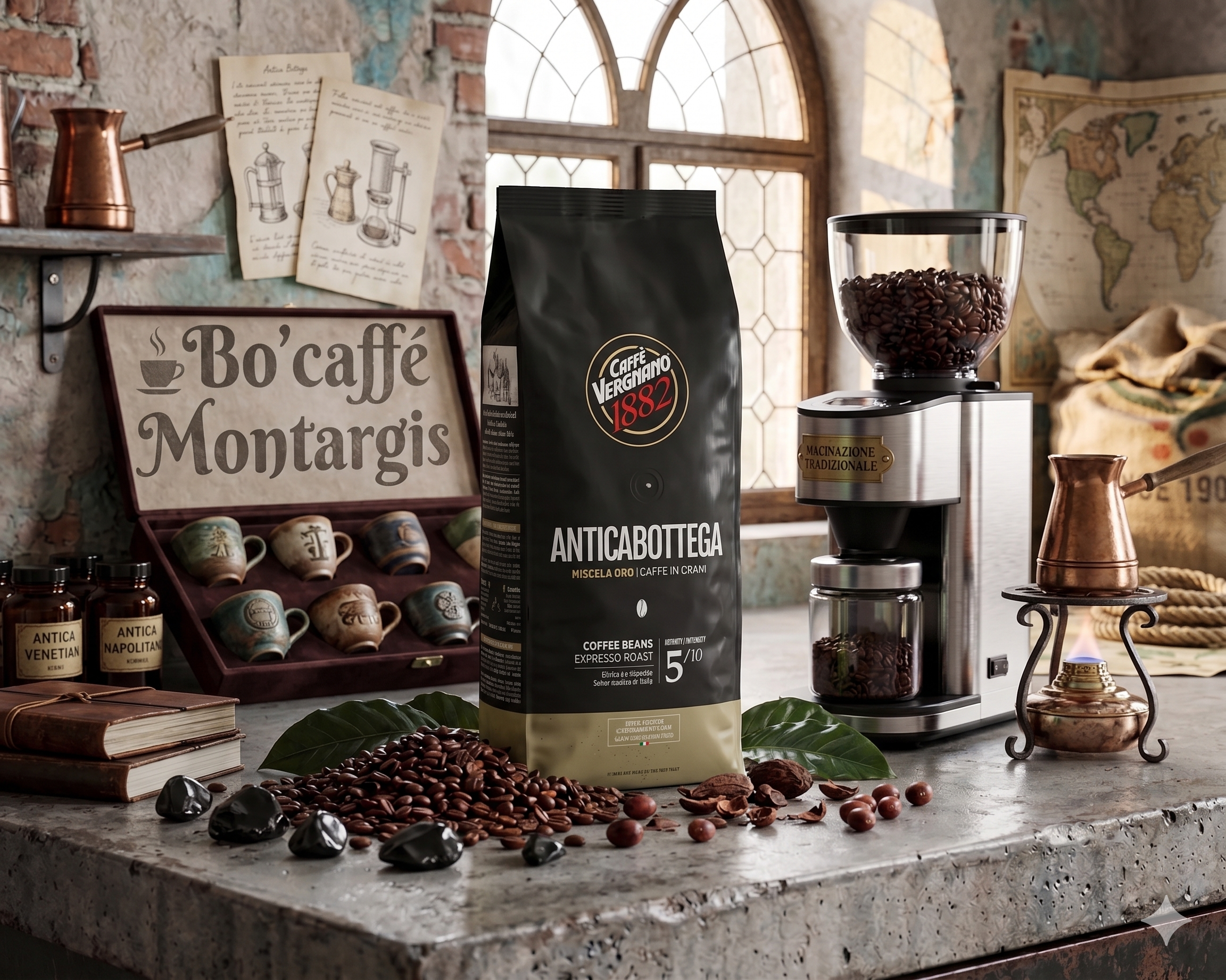 Café en grains Vergnano Anticabottega 1kg