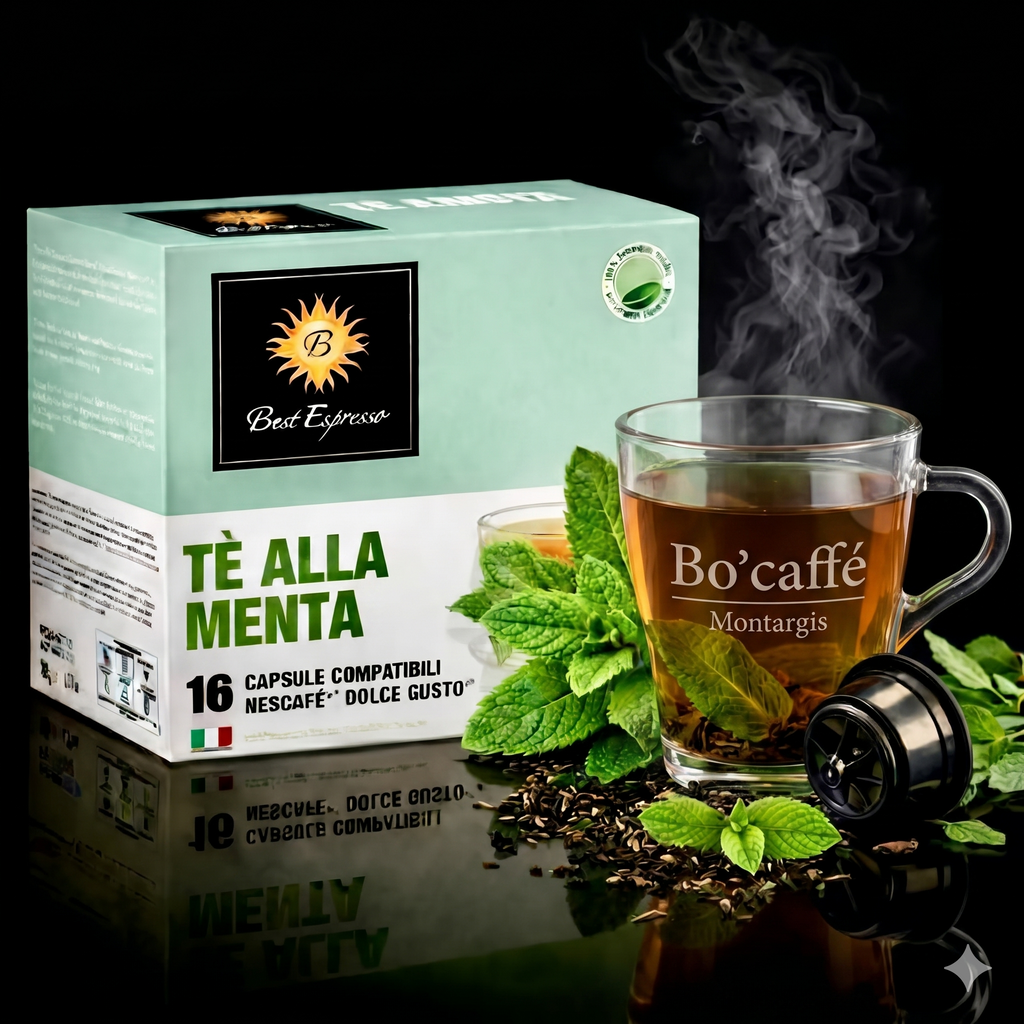 Capsules Thé Menthe Compatibles Dolce Gusto x16 – Bo'caffé Montargis Loiret
