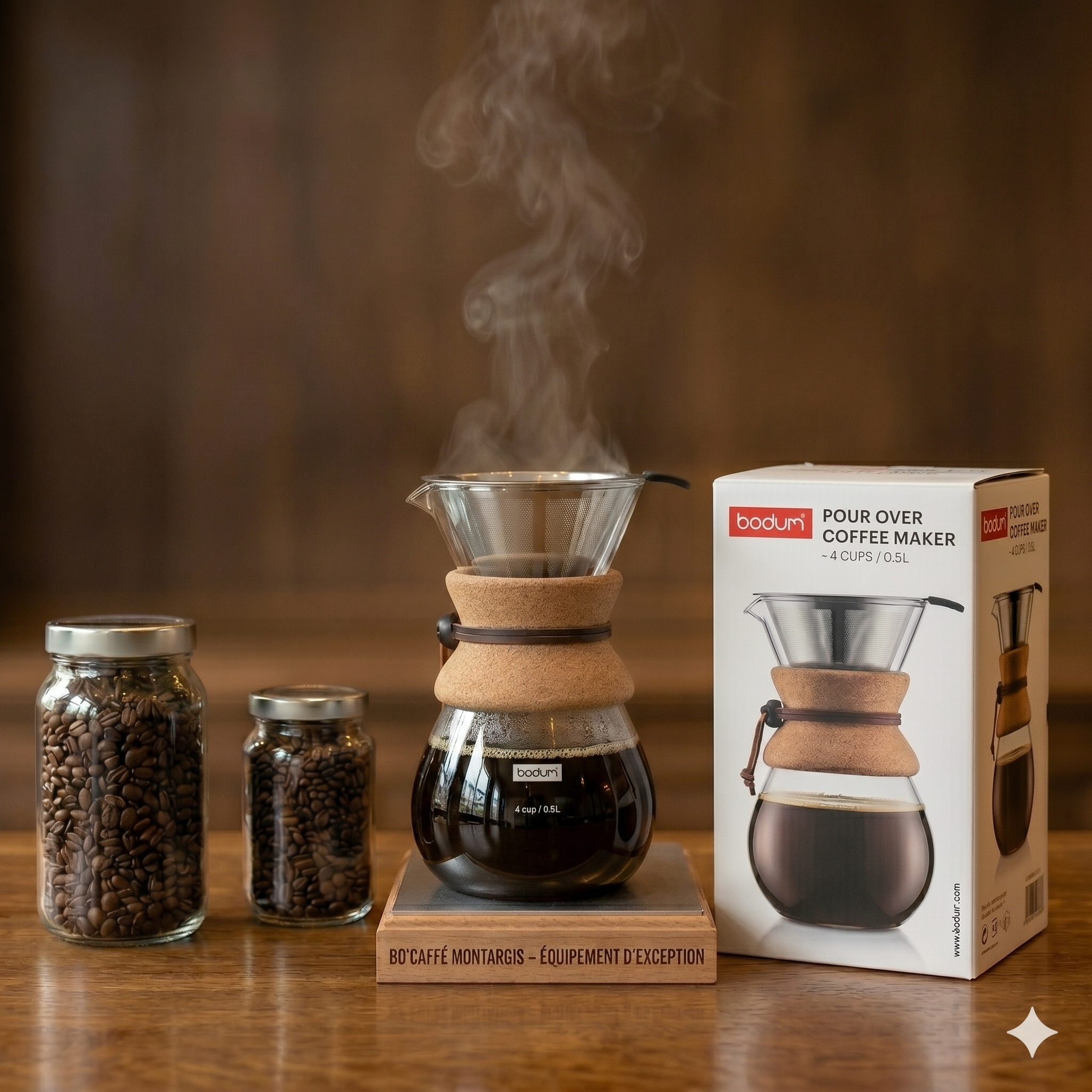 Cafetière Filtre Permanent Bodum 0,5L Slow Coffee – Bo'caffé Montargis Loiret
