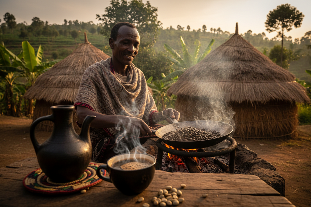 Café Éthiopie Wallaga Bio Équitable 100% Pur Arabica – Bo'caffé Montargis Loiret
